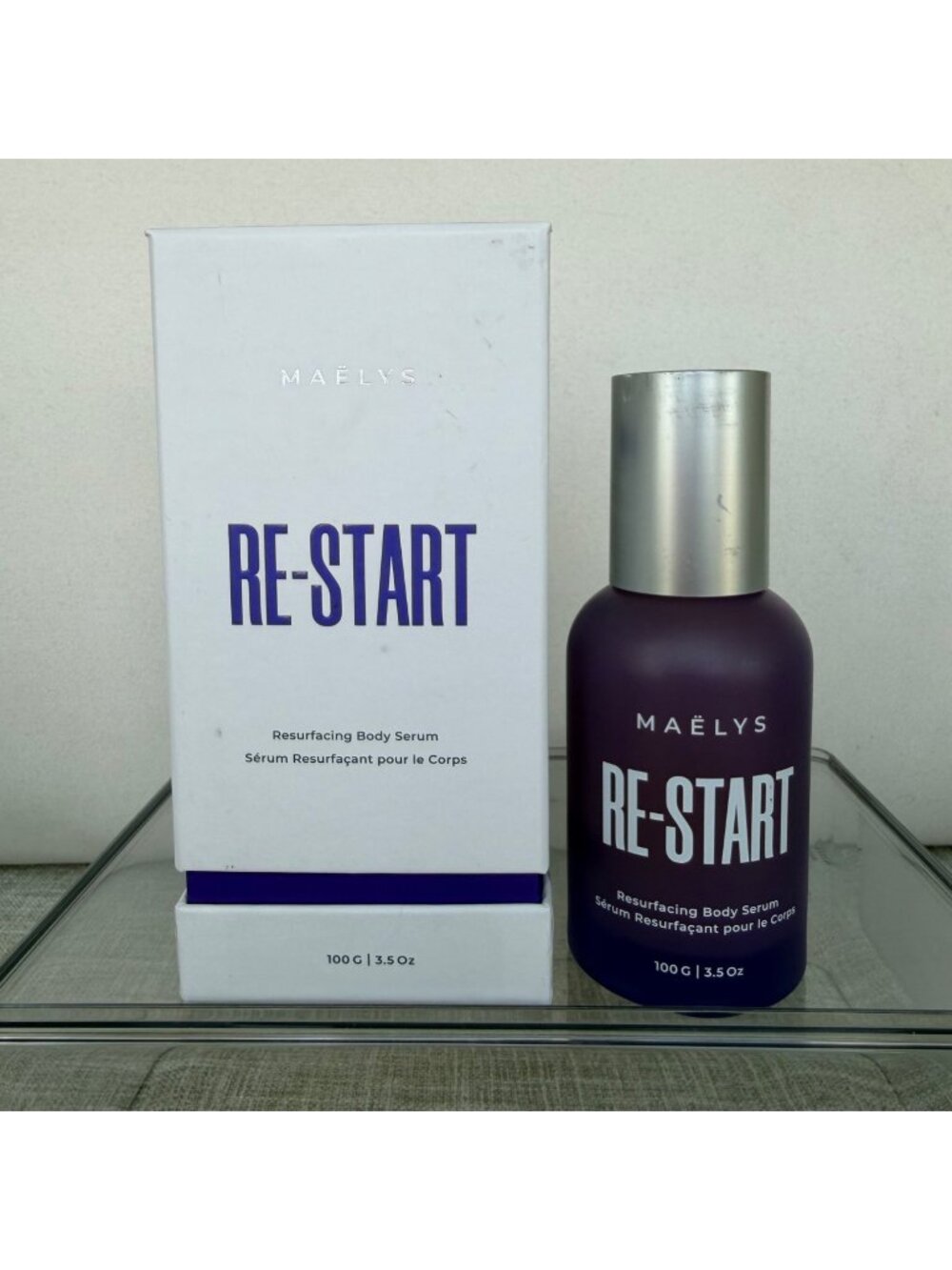 NEW MAELYS RE-START RESURFACING BODY SERUM 3.5OZ